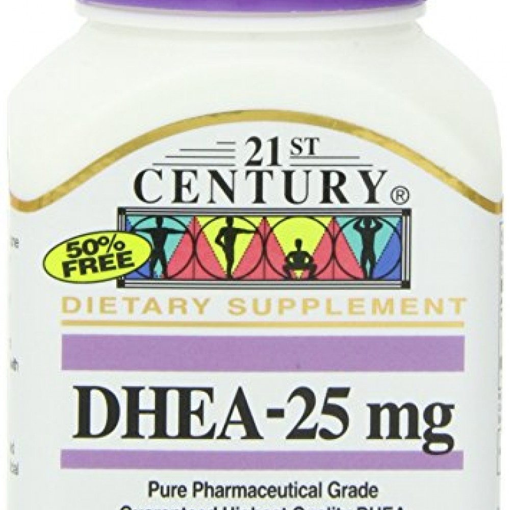 DHEA 25 mg 90 κάψουλες δεϋδροεπιανδροστερόνη - 21st Century / Ειδικά Συμπληρώματα