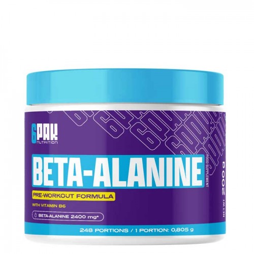 Beta-Alanine powder 200g - 6PAK Nutrition