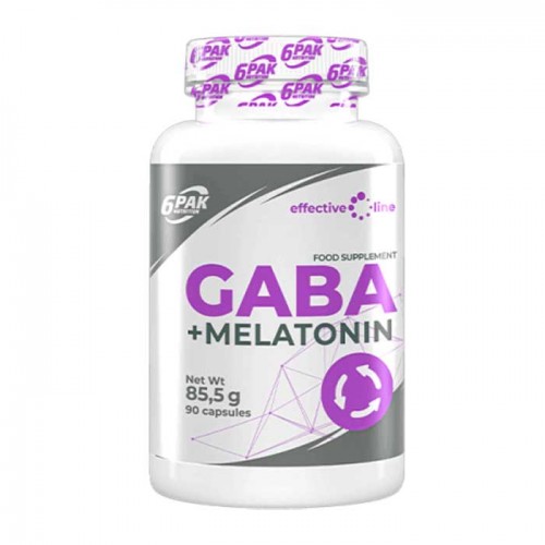 GABA +Melatonin 90 caps - 6PAK GABA +Melatonin 90 caps - 6PAK