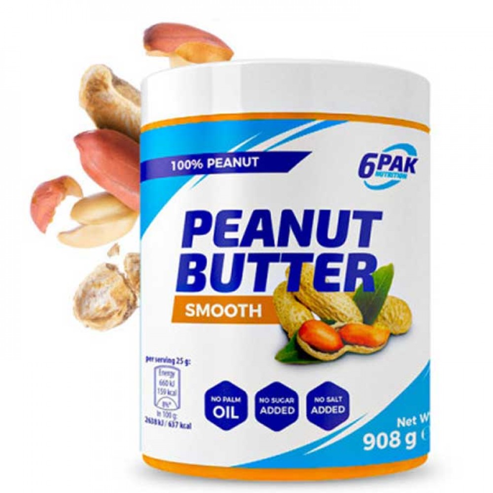 Peanut butter 908g - 6PAK / Smooth