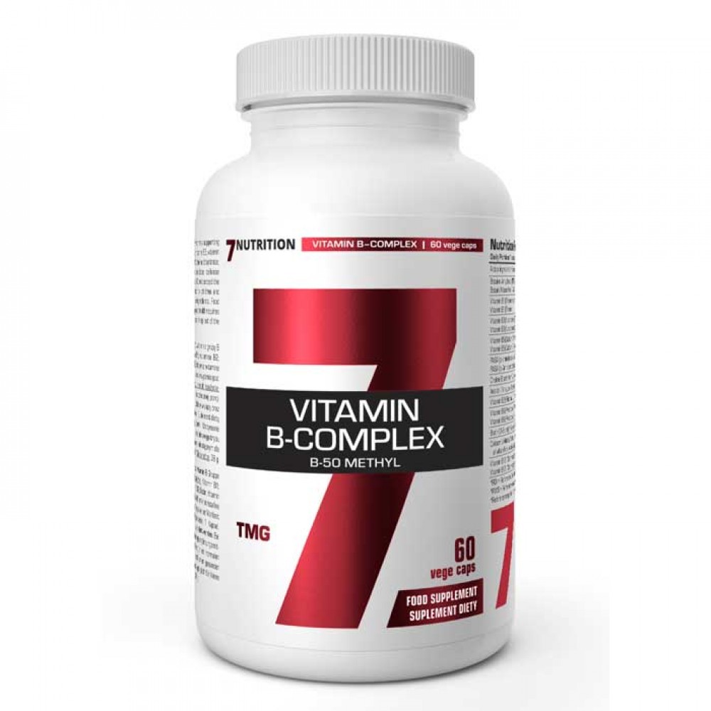 Vitamin B-Complex B50 Methyl 60 caps - 7Nutrition Vitamin B-Complex B50 Methyl 60 caps - 7Nutrition