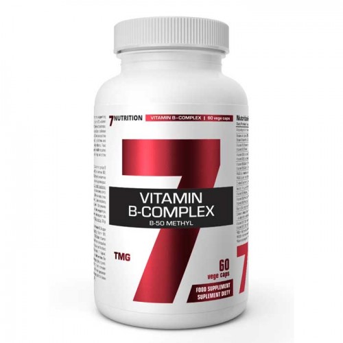 Vitamin B-Complex B50 Methyl 60 caps - 7Nutrition Vitamin B-Complex B50 Methyl 60 caps - 7Nutrition