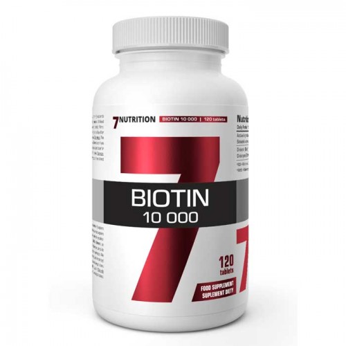 Biotin 10000 120 tabs - 7Nutrition Biotin 10000 120 tabs - 7Nutrition