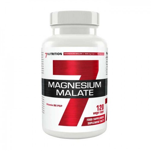 Magnesium Malate 820mg 120 vcaps - 7Nutrition Magnesium Malate 820mg 120 vcaps - 7Nutrition