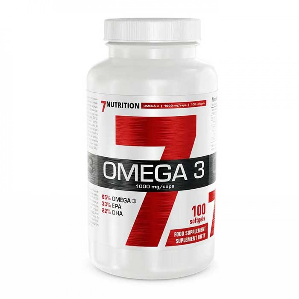 Omega-3 65% 1000mg 100 softgels  - 7Nutrition