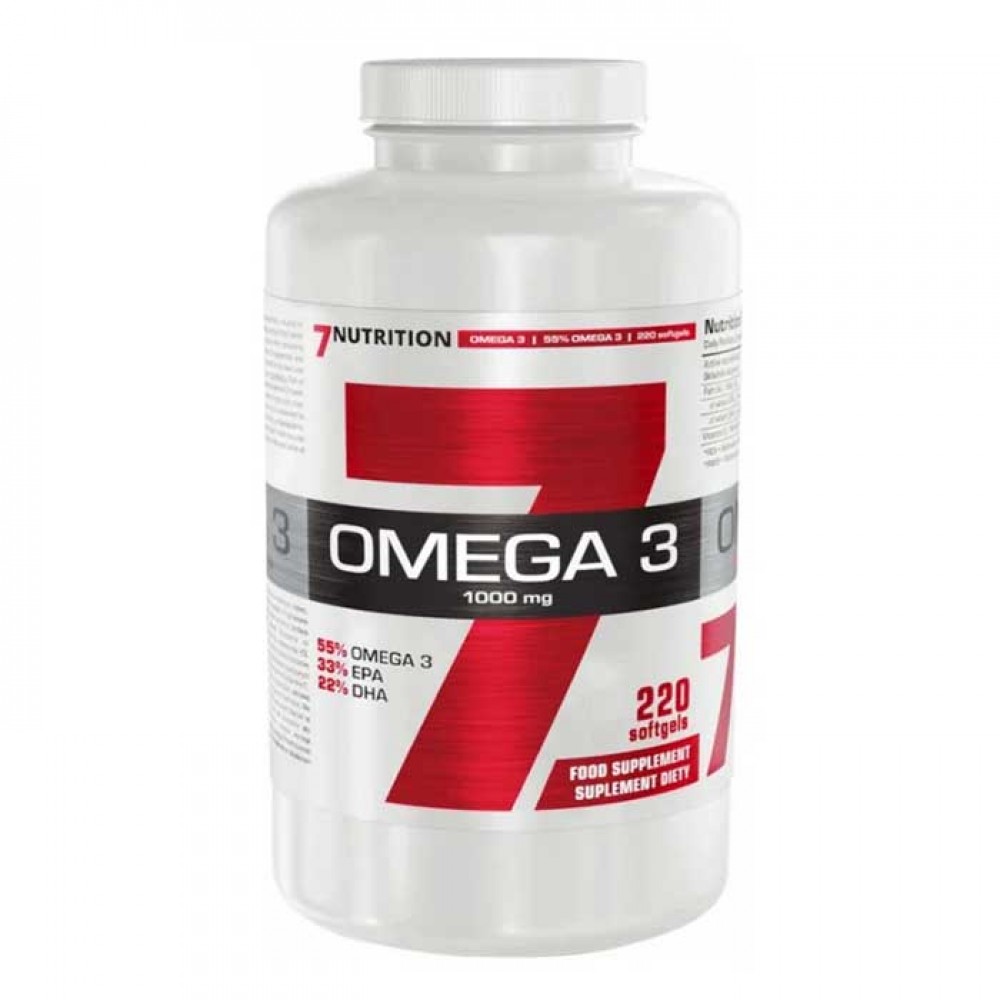 Omega-3 55% 1000mg 220 softgels - 7Nutrition