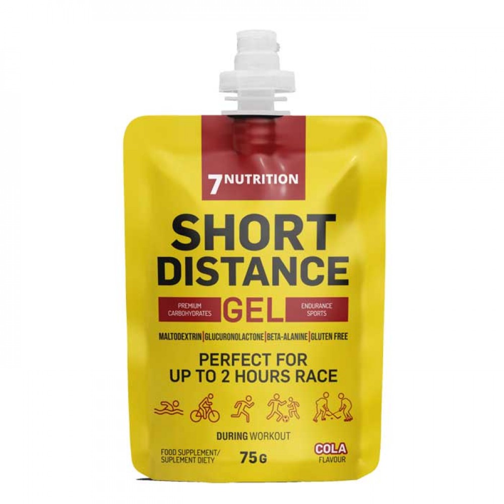 Short Distance Energy Gel 75g - 7Nutrition / Cola Short Distance Gel 75g - 7Nutrition