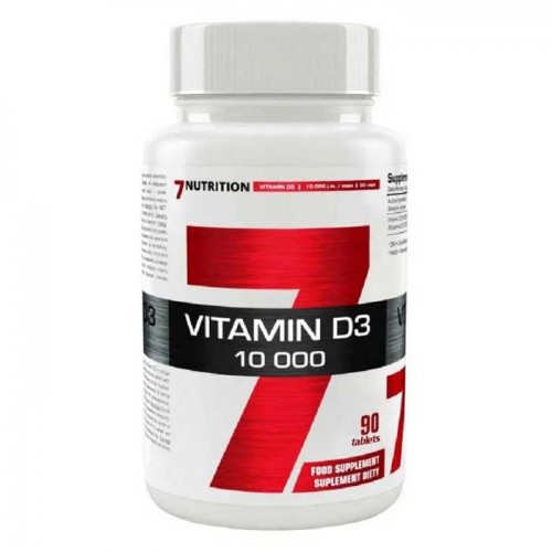 Vitamin D3 10000iu 90 tabs - 7Nutrition Vitamin D3 10000iu 90 tabs - 7Nutrition