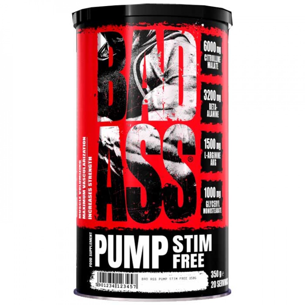 Bad Ass Pump Stim-Free 350g - Fitness Authority / Exotic