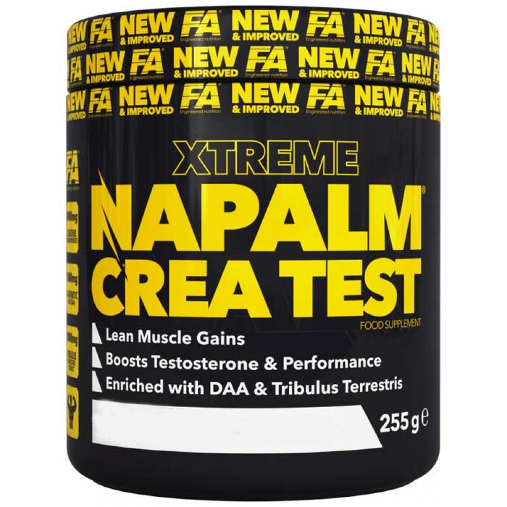 Napalm Crea Test 255g -  FA Fitness Authority / mango lemon