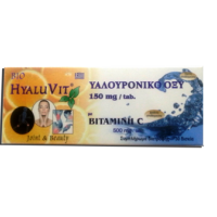 HyaluVit 30 δισκία - Medicrom SA / Υαλουρονικό Οξύ με Βιταμίνη C