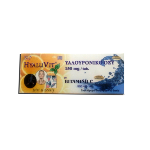 HyaluVit 30 δισκία - Medicrom SA / Υαλουρονικό Οξύ με Βιταμίνη C
