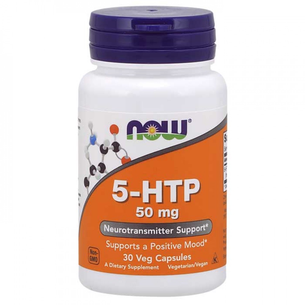 5-HTP 50mg 30 vcaps - Now Foods