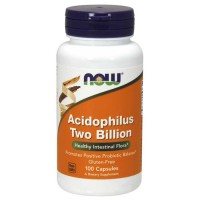 Acidophilus Two Billion - 100 capsules - Now Foods