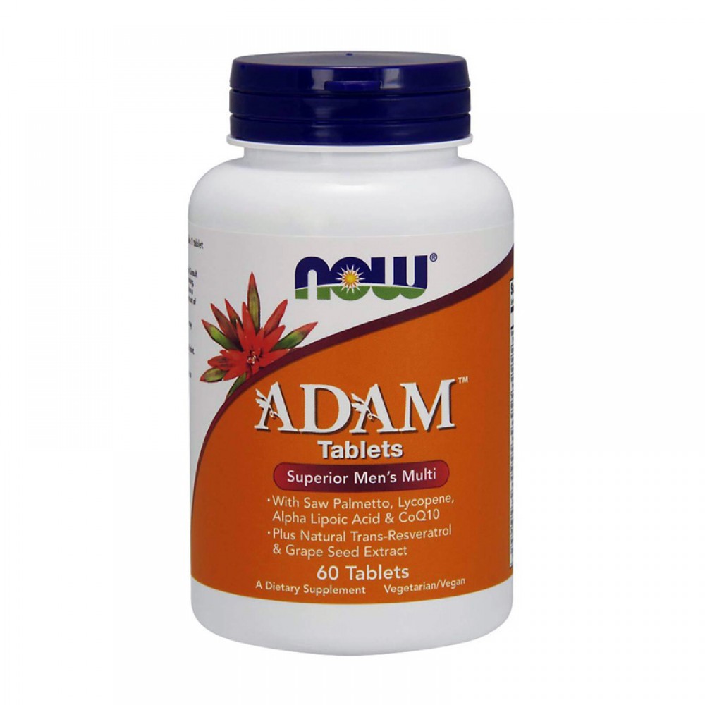 Adam Multi Vitamin for Men 60 ταμπλέτες - Now / Πολυβιταμίνη