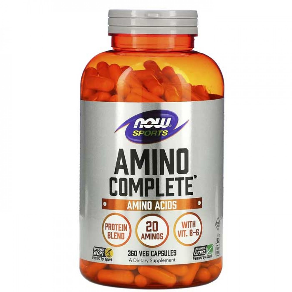 Amino Complete 360 vcaps - Now / Αμινοξέα Χάπια