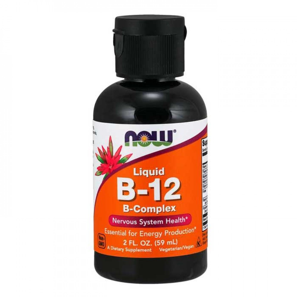 Vitamin B-12 Complex Liquid 59ml - Now Foods