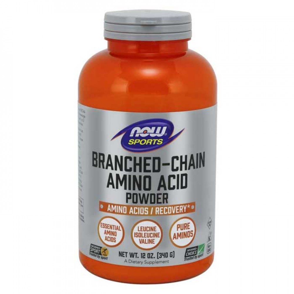 Branched Chain Amino Acid Powder 340gr - Now Sports
