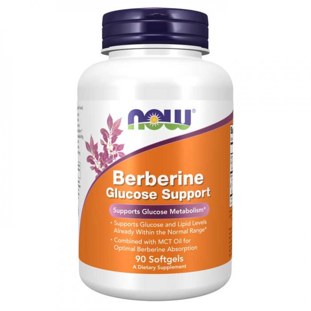 Berberine Glucose Support 90 softgels - Now Foods