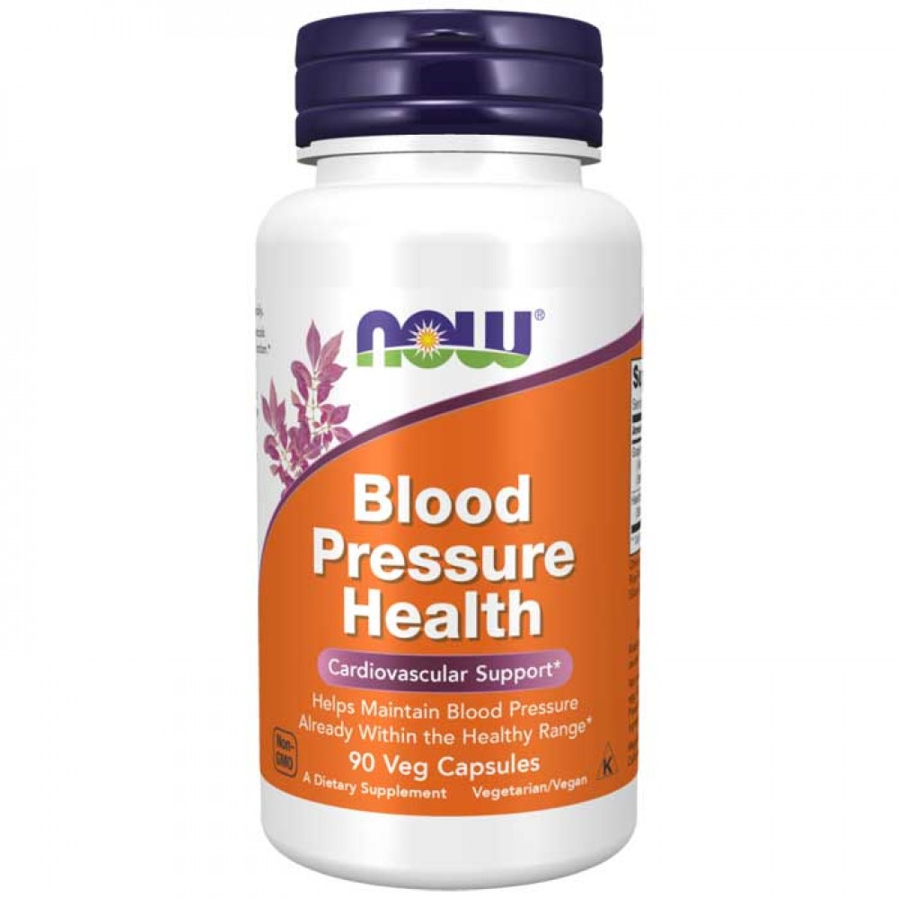 Blood Pressure Health 90 φυτοκάψουλες - Now / Καρδιαγγειακή Λειτουργία