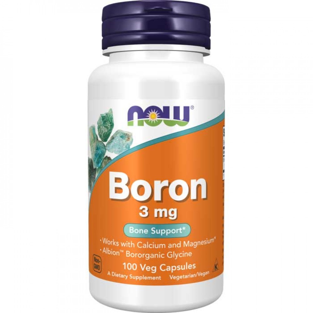 Boron  3mg  100 vcaps - Now Foods