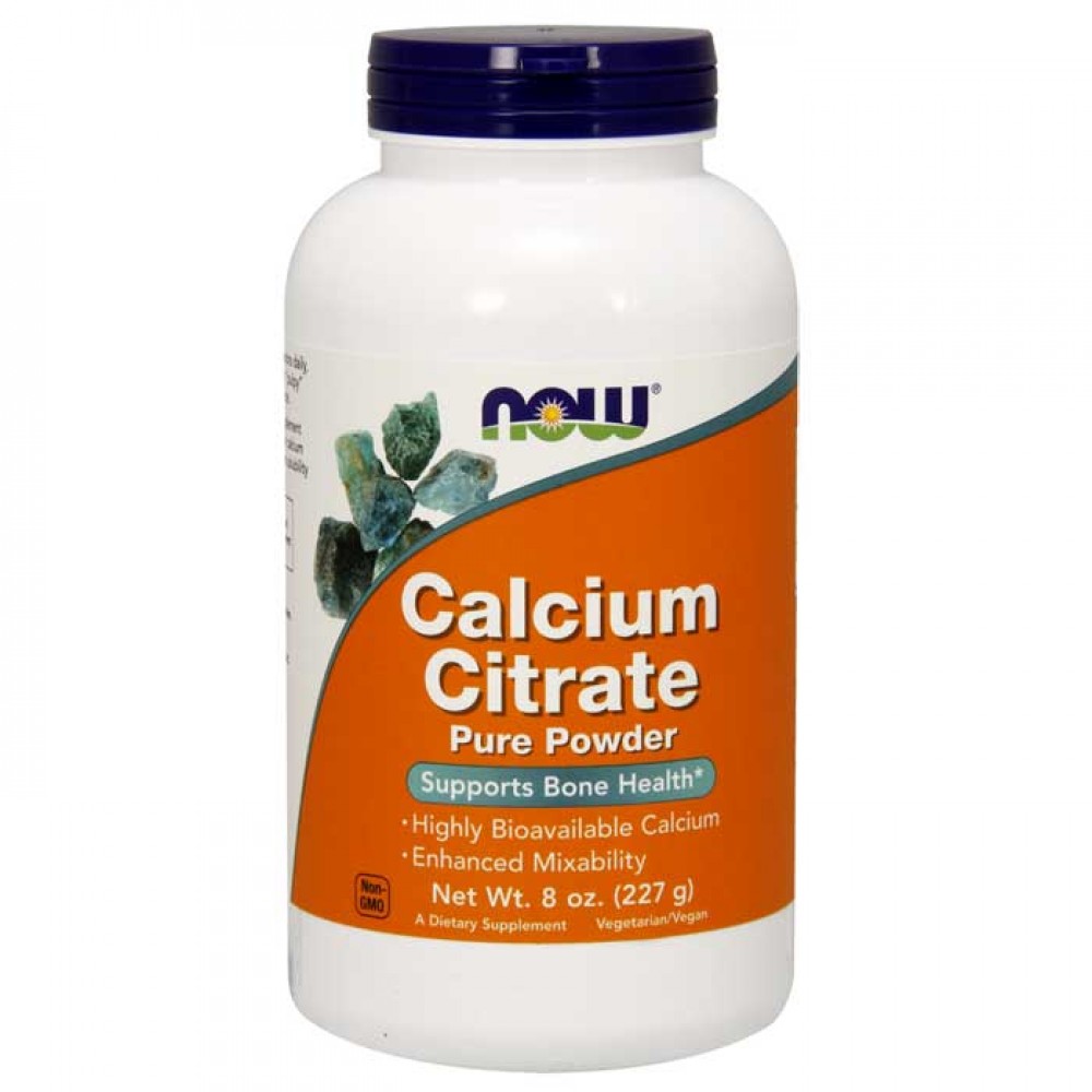 Calcium Citrate Pure Powder 227gr - Now Foods