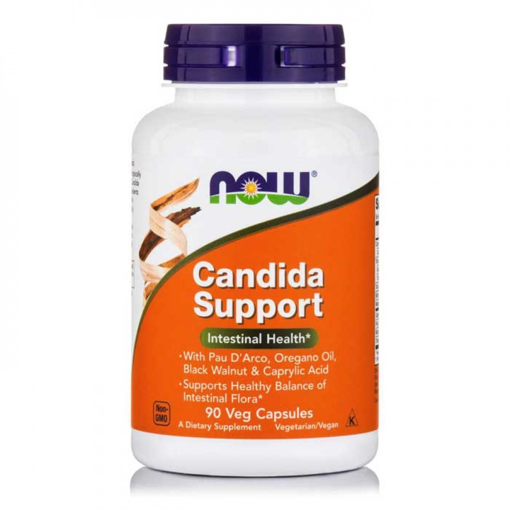 Candida Support 90 φυτοκάψουλες - Now / Ένζυμα - Υγεία του εντέρου