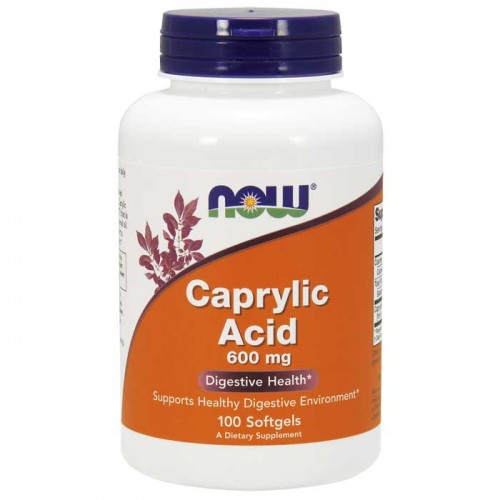 Caprylic Acid 600mg 100 μαλακές κάψουλες - Now / Υγεία Εντέρου - Πεπτικού Caprylic Acid 600mg 100 μαλακές κάψουλες - Now / Υγεία Εντέρου - Πεπτικού
