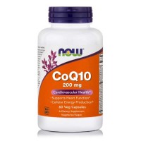 CoQ10 200 mg 60 φυτοκάψουλες - Now / Ένζυμο Q10