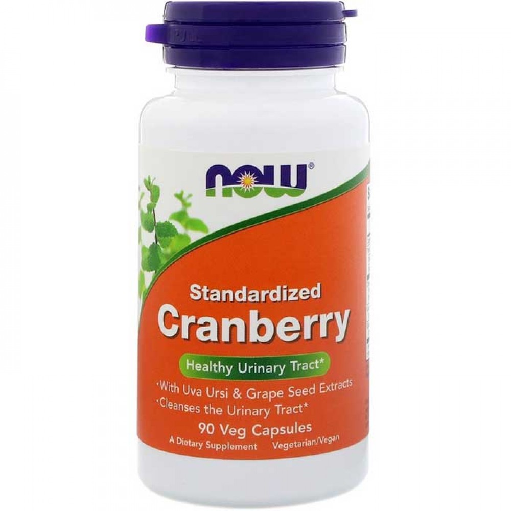 Cranberry Standardized Maximum Strength With Uva Ursi  90vcaps - Now Foods