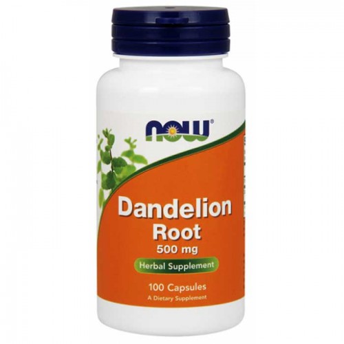 Dandelion Root 500 mg 100 κάψουλες - Now / Πικραλίδα Ειδικά Προϊόντα