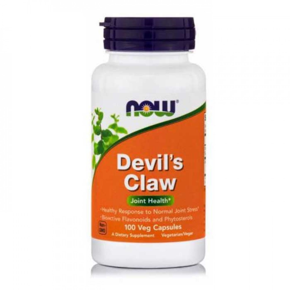 Devils Claw 500mg 100 κάψουλες Αρπαγόφυτο Αρθρώσεις - Now / Ειδικά Συμπληρώματα