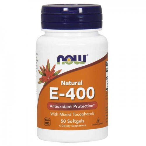 Vitamin E-400 IU MT 50 Softgels - Now Foods / Αντιοξειδωτικό Vitamin E-400 IU MT 50 Softgels - Now Foods / Αντιοξειδωτικό
