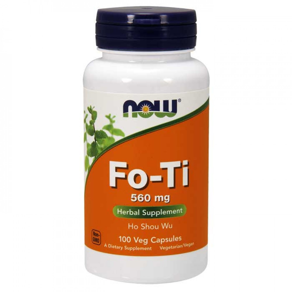 Fo-Ti 560 mg 100 vcaps - NOW / Βοτανοθεραπεία