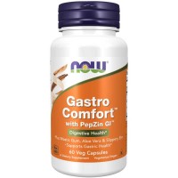 Gastro Comfort With Pepzin Gi 60 vcaps - Now Foods 