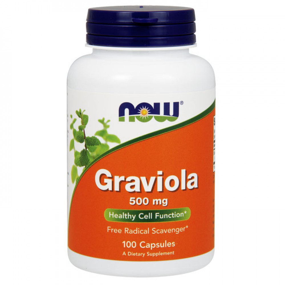 Graviola 500mg - 100 caps NOW Foods / Γκραβιόλα