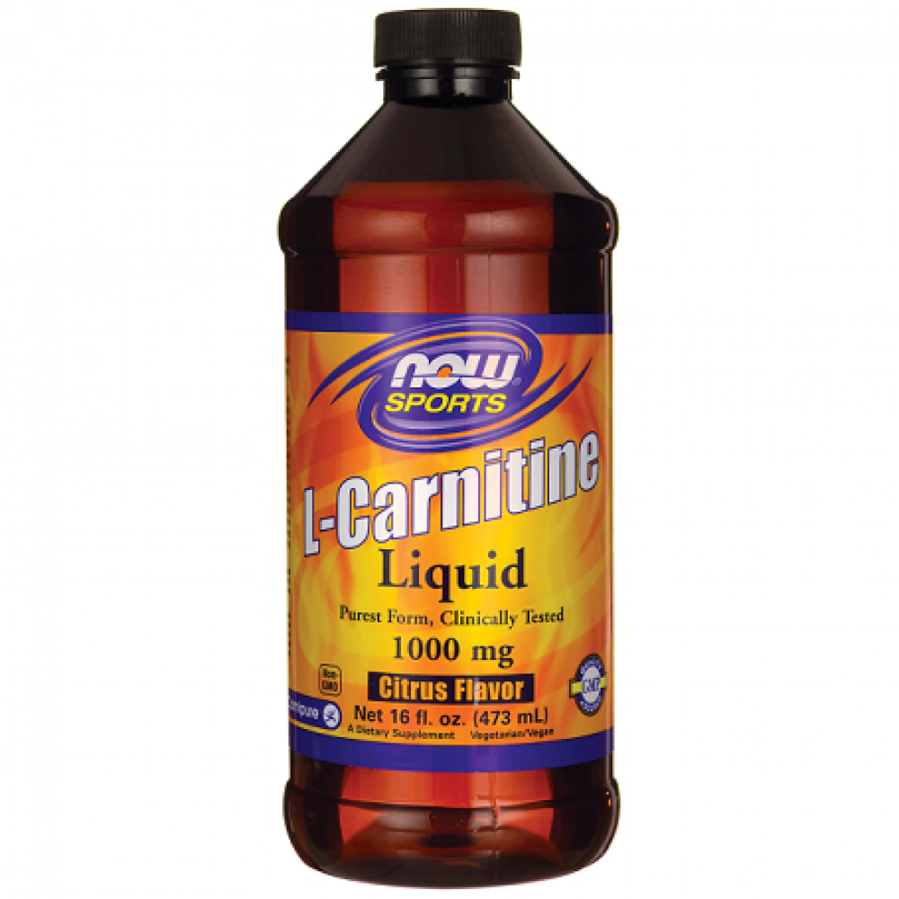 L-Carnitine Liquid 1000mg  473ml - Now / Λιποδιαλύτης - Καρνιτίνη