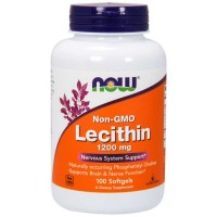 Lecithin 1200mg 100 μαλακά τζελ -  Now / Λιποδιαλύτης