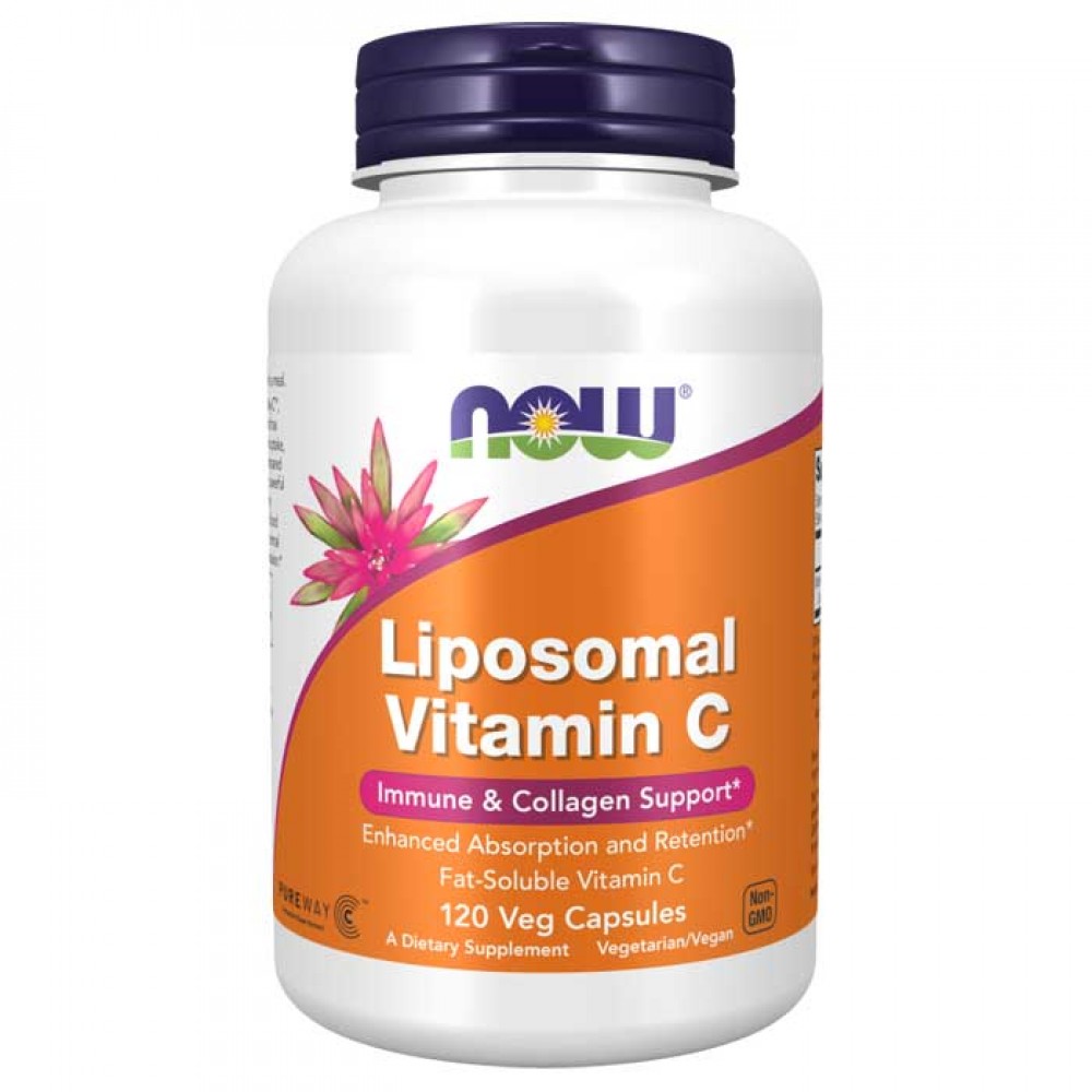 Liposomal Vitamin C 120 vcaps - Now Foods