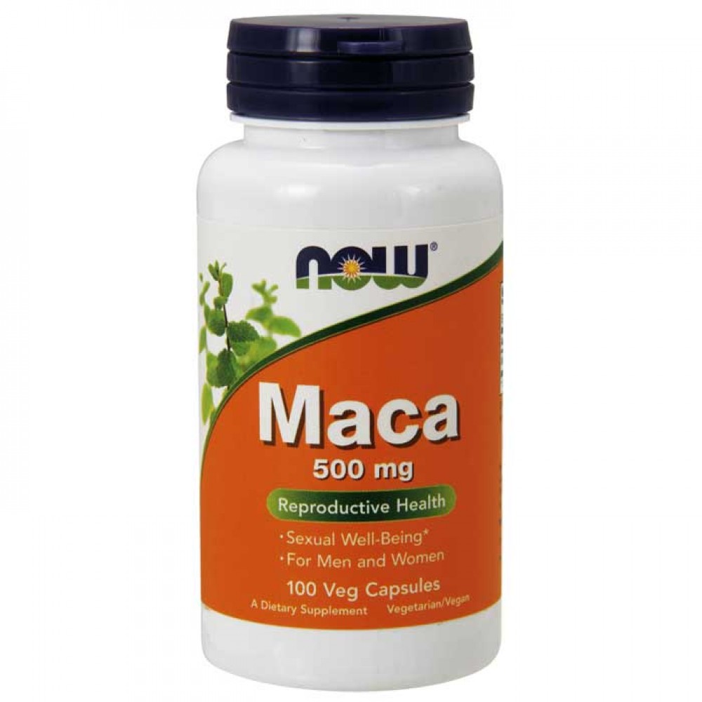 Maca 500mg 100 φυτοκάψουλες - Now / Σεξουαλική Υγεία