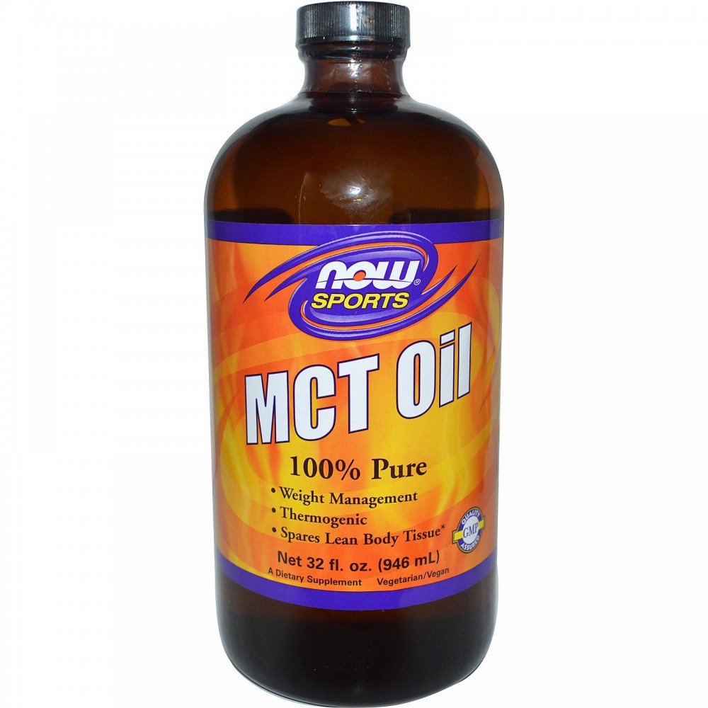 MCT Oil 100% Pure 946ml - Now / Λιπαρά Οξέα