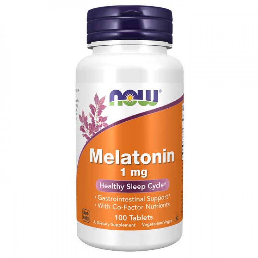 Melatonin 1mg 100 tabs - Now Foods