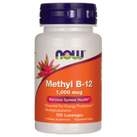 Methyl B-12 1000 mcg 100 παστίλιες Lozenges - Now / Βιταμίνη