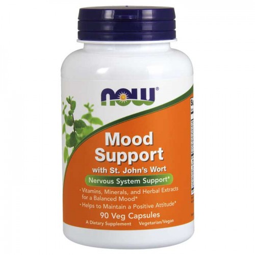Mood Support with St. John's Wort - 90 vcaps - Now / Ψυχική Διάθεση Mood Support with St. John's Wort - 90 vcaps - Now / Ψυχική Διάθεση
