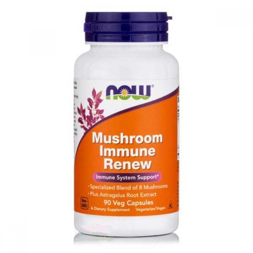 Mushroom Immune Renew 90 vcaps - Now / Ανοσοποιητικό