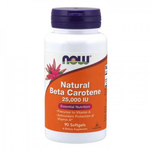 Beta Carotene 25.000IU 90 μαλακές κάψουλες - Now / Βιταμίνες Beta Carotene 25.000IU 90 μαλακές κάψουλες - Now / Βιταμίνες