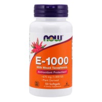 Vitamin E-1000 50 μαλακές κάψουλες - Now / Βιταμίνη Ε