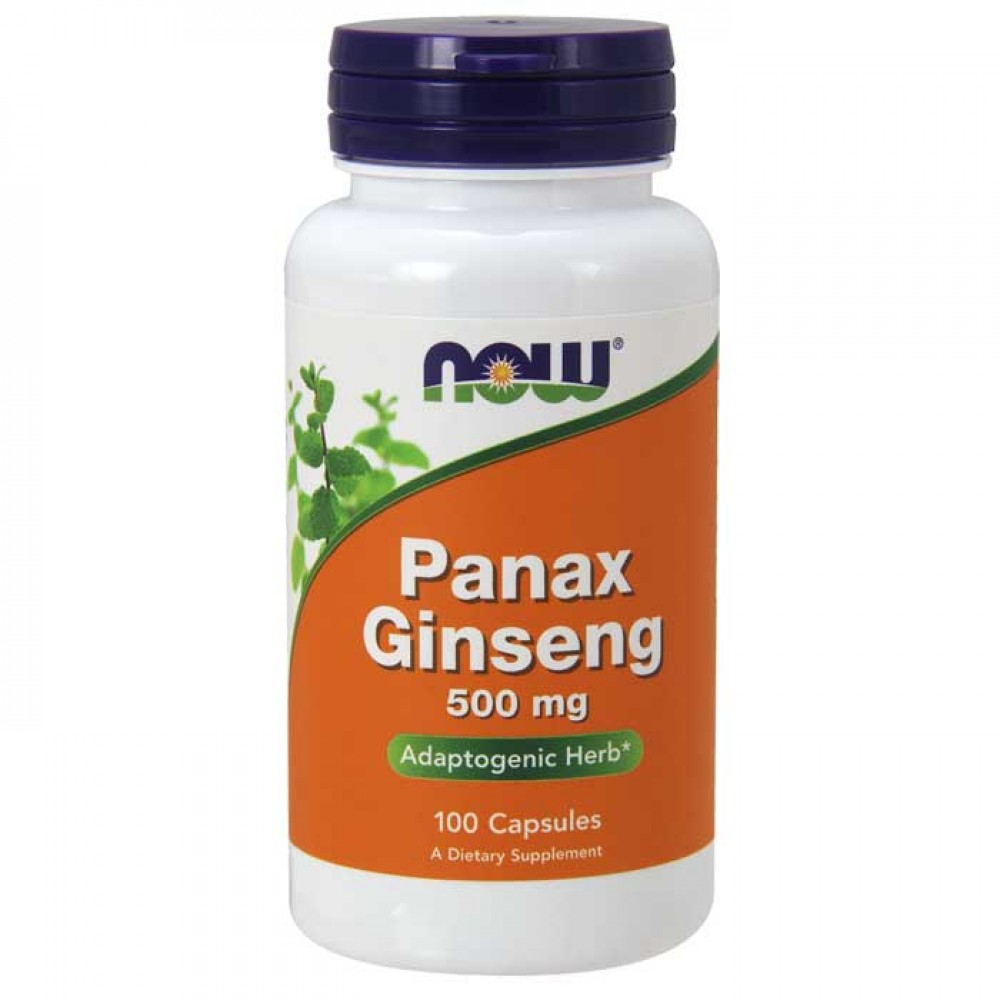 Panax Ginseng 500mg 100 caps - Now Foods