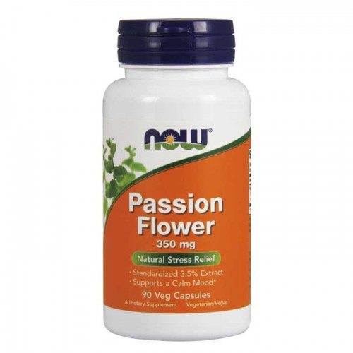 Passion Flower Extract 350 mg 90 vcaps - Now Foods Passion Flower Extract 350 mg 90 vcaps - Now Foods