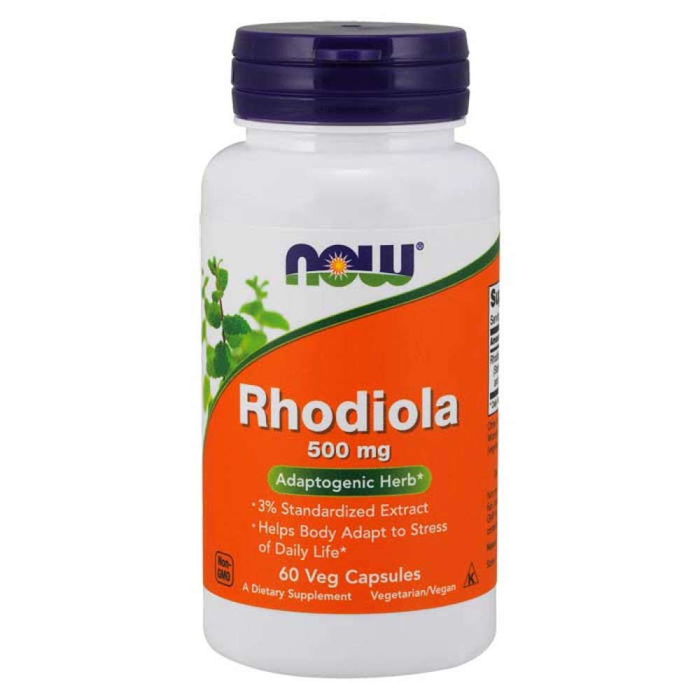 Rhodiola 500 mg 60 vcaps - Now Foods